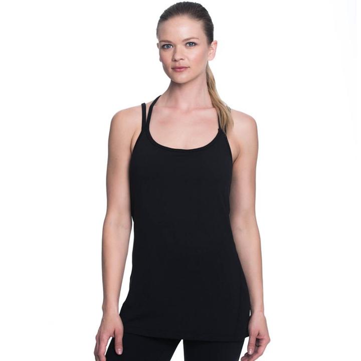 Women's Gaiam Shine Yoga Tank, Size: Xl, Oxford