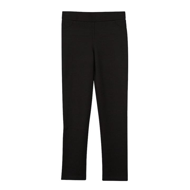 Girls 7-16 Iz Amy Byer Pull On Ponte Pants, Size: Large, Black