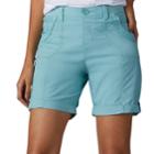 Women's Lee Melody Comfort Waist Poplin Roll-cuff Bermuda Shorts, Size: 10 Avg/reg, Lt Green