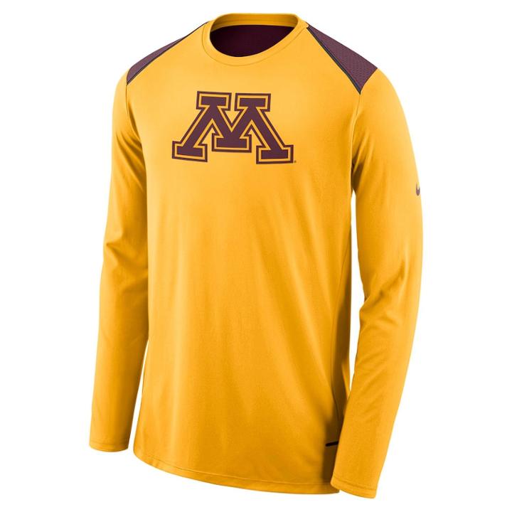Men's Nike Minnesota Golden Gophers Shooter Tee, Size: Xl, Gold