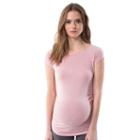 Maternity Pip & Vine By Rosie Pope Ruched Tee, Women's, Size: M-mat, Pink Other