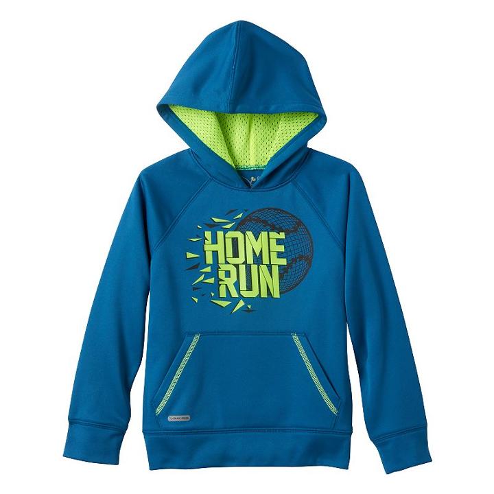 Boys 4-10 Jumping Beans&reg; Fleece-lined Performance Hoodie, Boy's, Size: 4, Turquoise/blue (turq/aqua)