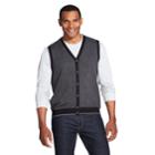 Men's Van Heusen Classic-fit Button-front Sweater Vest, Size: Large, Oxford