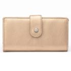 Apt. 9&reg; Soho Leather Rfid-blocking Tab Clutch, Women's, Gold