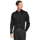 Men's Van Heusen Traveler Bedford Classic-fit Stretch Non-iron Button-down Shirt, Size: Xxl, Black