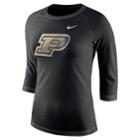 Women's Nike Purdue Boilermakers Champ Drive Tee, Size: Large, Black