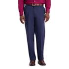Men's Haggar&reg; Work To Weekend&reg; Pro Stretch Relaxed-fit Flat-front Casual Pants, Size: 40x34, Blue (navy)