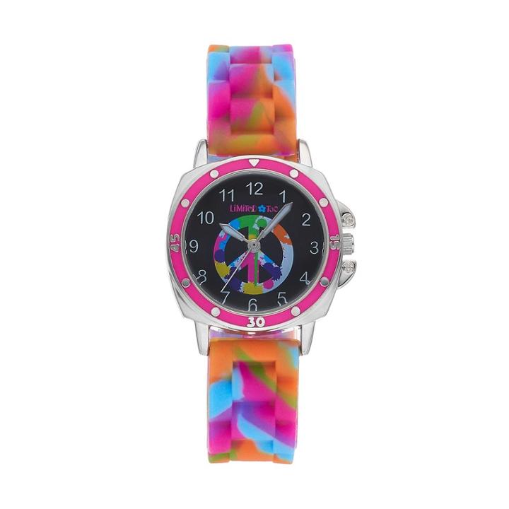 Limited Too Kids' Rainbow Peace Symbol Watch, Kids Unisex, Size: Medium, Multicolor