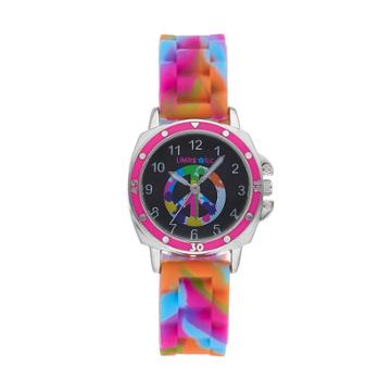 Limited Too Kids' Rainbow Peace Symbol Watch, Kids Unisex, Size: Medium, Multicolor