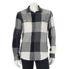 Big & Tall Urban Pipeline&reg; Plaid Flannel Button-down Shirt, Men's, Size: Xxl Tall, Oxford