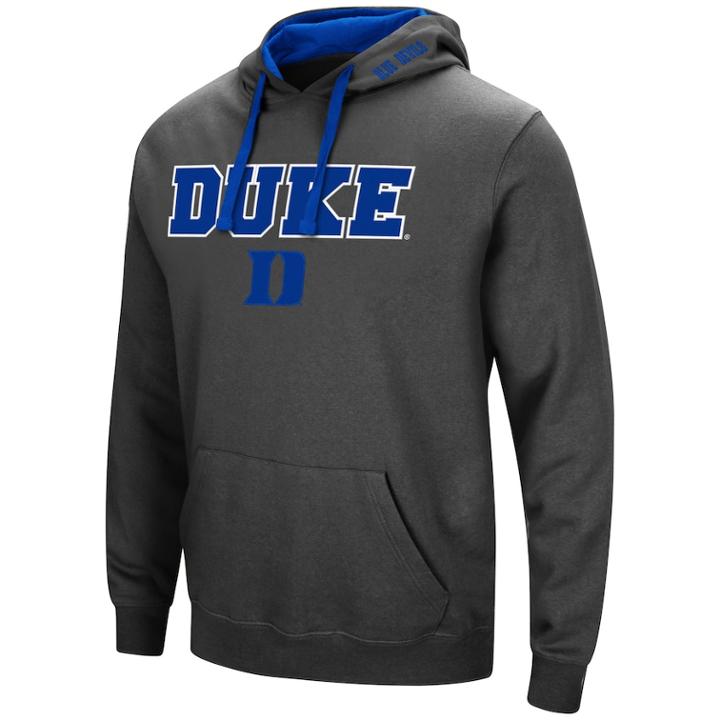 Men's Duke Blue Devils Pullover Fleece Hoodie, Size: Medium, Dark Blue