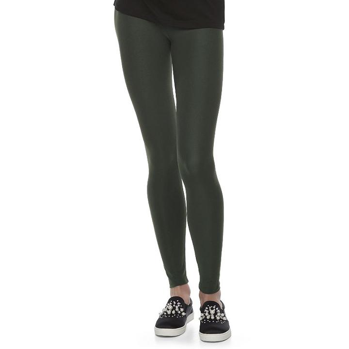 Juniors' Pink Republic Peached Leggings, Teens, Size: Large, Green Oth