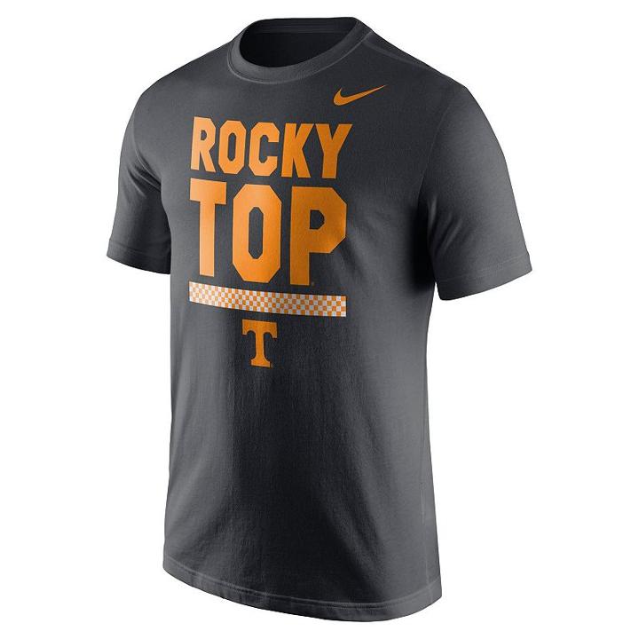 Men's Nike Tennessee Volunteers Local Verbiage Tee, Size: Large, Black