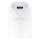 Men's Chaps Regular-fit Stretch Collar French Cuff Dress Shirt, Size: 16.5-32/33, White