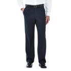 Men's Haggar Premium Stretch Dress Pants, Size: 44x32, Blue (navy)
