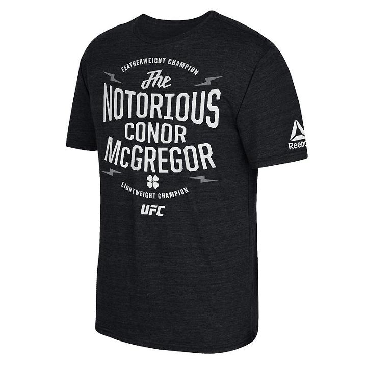 Men's Reebok Ufc Connor Mcgregor Tee, Size: Medium, Black