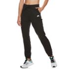 Women's Nike Sportswear Cuffed Fleece Pants, Size: Small, Grey (charcoal)