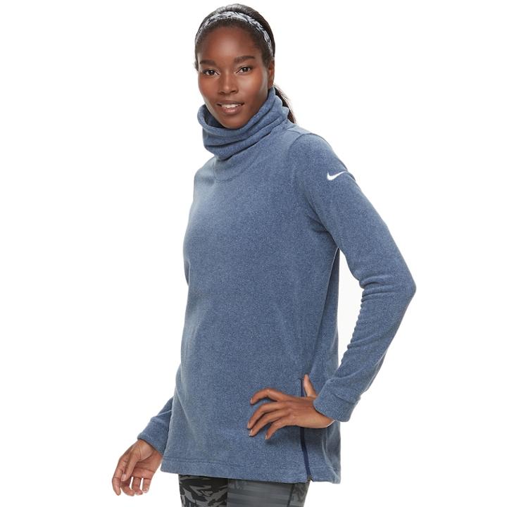 Women's Nike Therma Training Top, Size: Xs, Med Blue