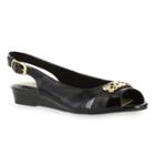 Easy Street Imprompt Women's Slingback Wedges, Size: 5.5 Med, Grey (charcoal)