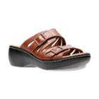 Clarks Delana Liri Women's Sandals, Size: Medium (6.5), Brown Over