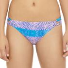 Juniors' Hot Water Chevron Hipster Bikini Bottoms, Size: Medium, Ovrfl Oth