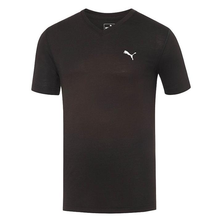 Men's Puma Essential Tee, Size: Medium, Black