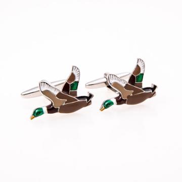 Bey-berk Duck Cuff Links, Men's, Brown