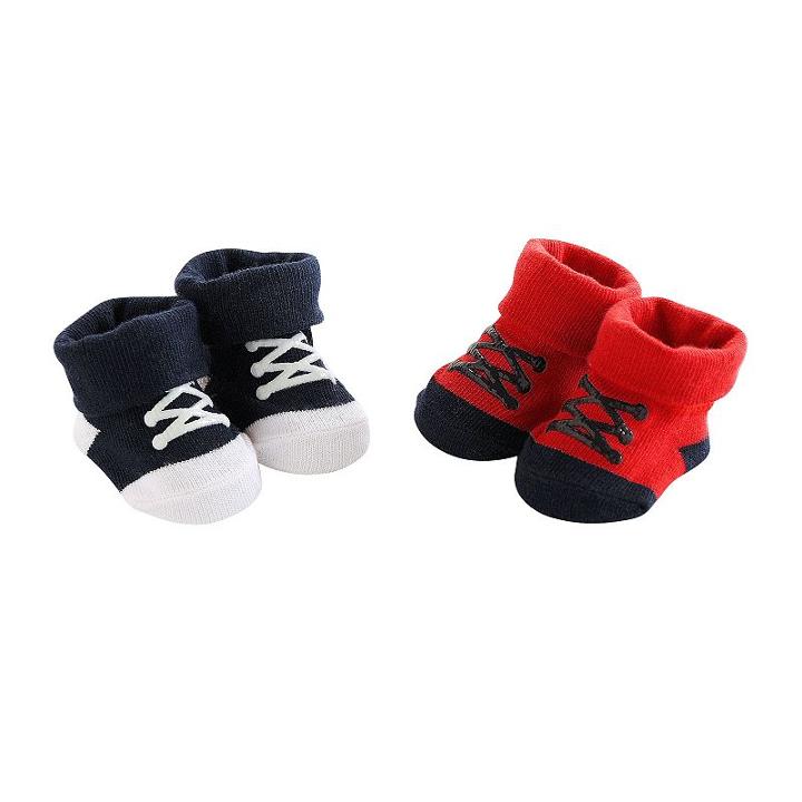 Baby Boy Carter's 2-pk. Sneaker Booties, Size: Newborn, Red