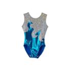 Girls 2-10 Obersee Gymnastics Leotard, Size: Large, Turquoise/blue (turq/aqua)