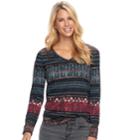 Women's Sonoma Goods For Life&trade; Essential V-neck Tee, Size: Medium, Oxford