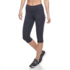 Petite Tek Gear&reg; Skimmer Capri Leggings, Women's, Size: M Petite, Blue