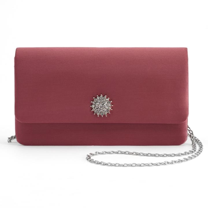 Lenore By La Regale Brooch Clutch, Women's, Red