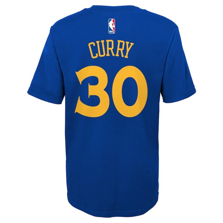 Boys 4-7 Golden State Warriors Stephen Curry Name And Number Tee, Size: L 7, Blue Other