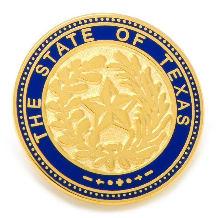 State Of Texas Lapel Pin, Men's, Gold