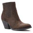 So&reg; Network Women's Western Ankle Boots, Size: Medium (8), Med Grey