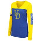 Women's Campus Heritage Delaware Blue Hens Distressed Graphic Tee, Size: Medium (navy)