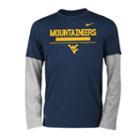 Boys 8-20 Nike West Virginia Mountaineers Legend Tee Set, Size: M 10-12, Blue (navy)