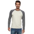 Men's Columbia Wildberry Classic-fit Colorblock Omni-wick Raglan Tee, Size: Xxl, Dark Grey