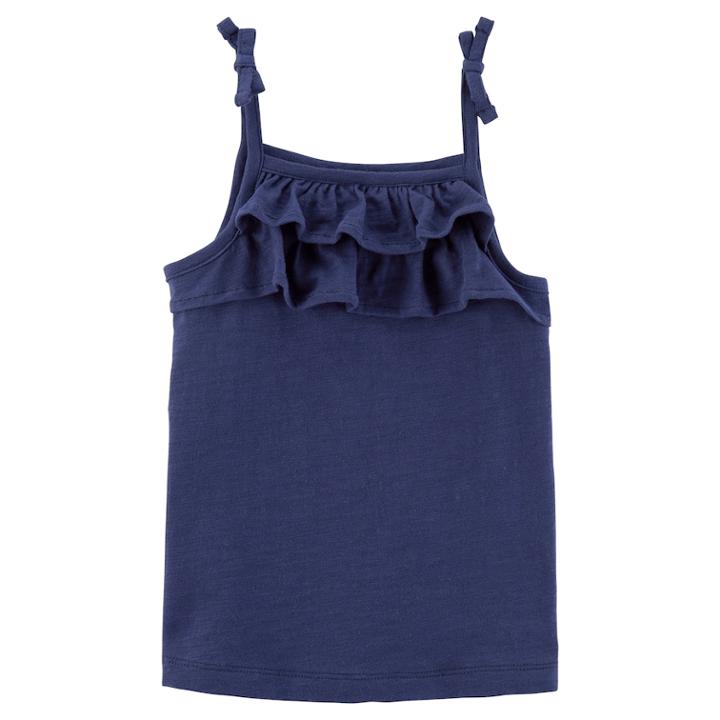 Girls 4-8 Carter's Tiered Ruffle Tank Top, Size: 7, Blue