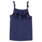 Girls 4-8 Carter's Tiered Ruffle Tank Top, Size: 7, Blue