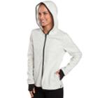 Women's Jockey Sport Arctic Zip-up Hoodie, Size: Small, White Oth