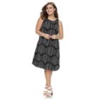 Plus Size Apt. 9&reg; High-low Shift Dress, Women's, Size: 3xl, Black