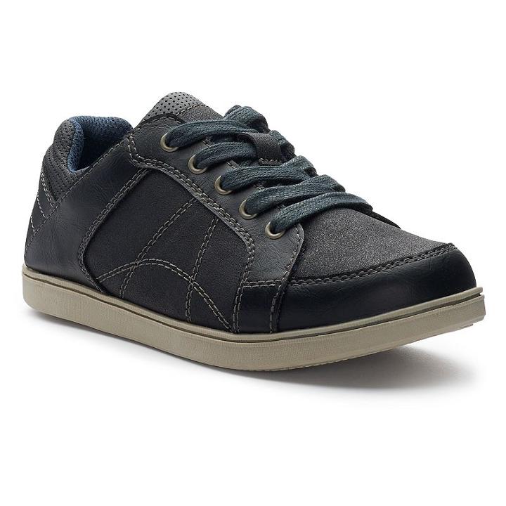 Sonoma Goods For Life&trade; Ollie Boys' Sneakers, Size: 12, Black