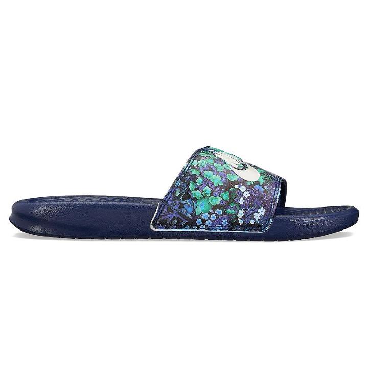 Nike Benassi Jdi Women's Flip-flops, Size: 11, Dark Blue