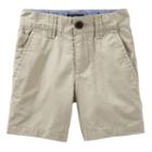 Boys 4-8 Oshkosh B'gosh&reg; Solid Dock Shorts, Boy's, Size: 8, Brown