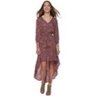 Juniors' American Rag Floral High-low Crinkle Dress, Size: Xl, Drk Purple