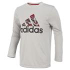 Boys 8-20 Adidas Fill Logo Tee, Size: Medium, Silver