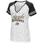 Women's Campus Heritage Colorado Buffaloes Notch-neck Raglan Tee, Size: Large, White Oth