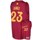 Men's Adidas Cleveland Cavaliers Lebron James Swingman Nba Replica Jersey, Size: Small, Dark Red