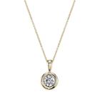Sirena Collection 14k Gold 1/5 Carat T.w. Certified Diamond Solitaire Pendant Necklace, Women's, Size: 18
